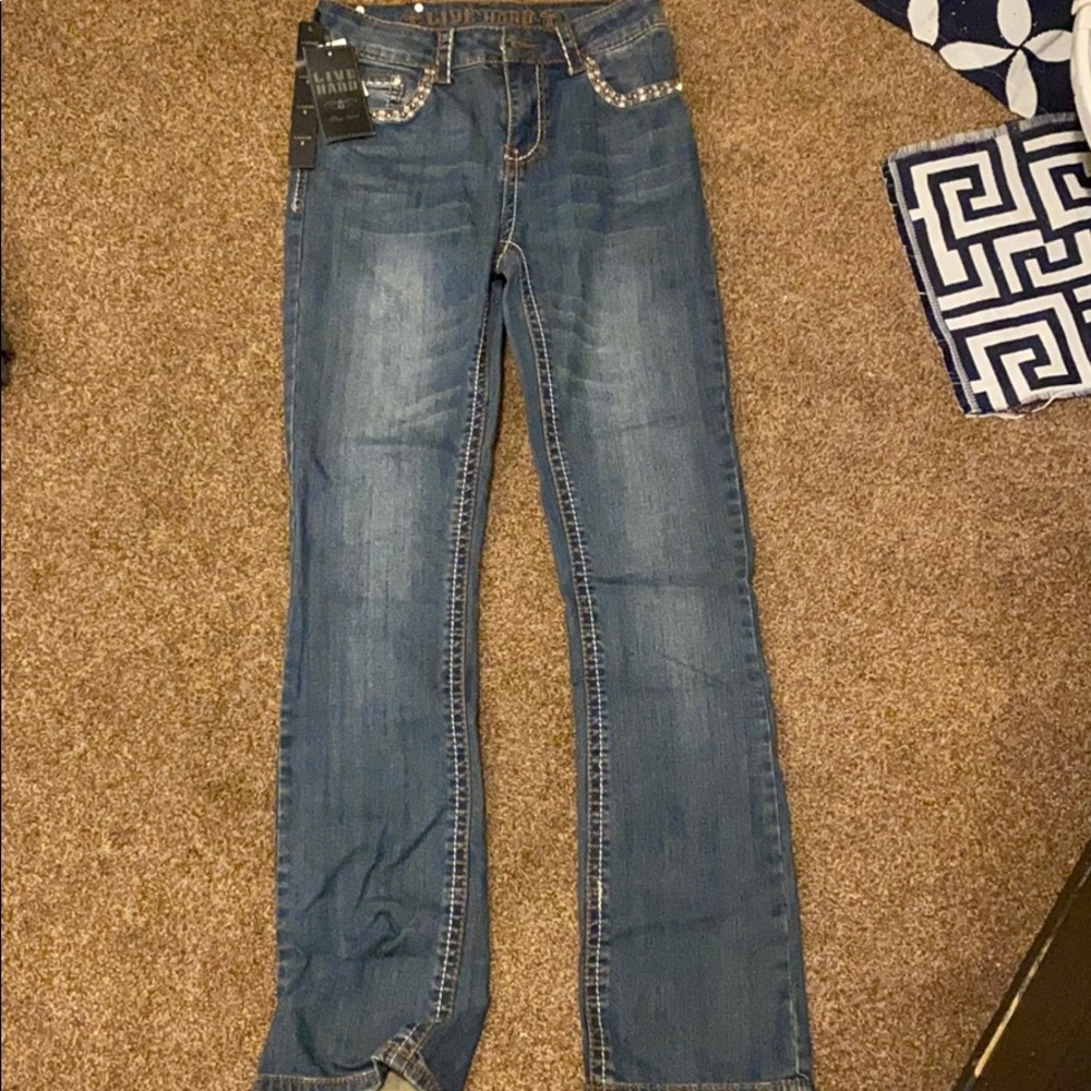 Boot cup jeans